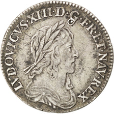 Louis XIII, 1/12 Ecu au buste drapé et cuirassé 1643 A rose, KM 132.1