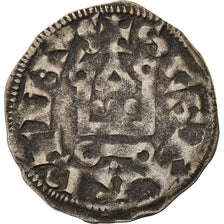 Moneta, Francia, Touraine, Denier, 1150-1200, Saint-Martin de Tours, MB+