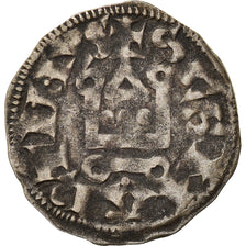 Moneta, Francja, Touraine, Denier, 1150-1200, Saint-Martin de Tours, VF(30-35)