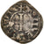 Moneda, Francia, Touraine, Denier, 1150-1200, Saint-Martin de Tours, BC+, Plata