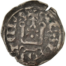 Moneta, Francia, Touraine, Denier, 1150-1200, Saint-Martin de Tours, MB+