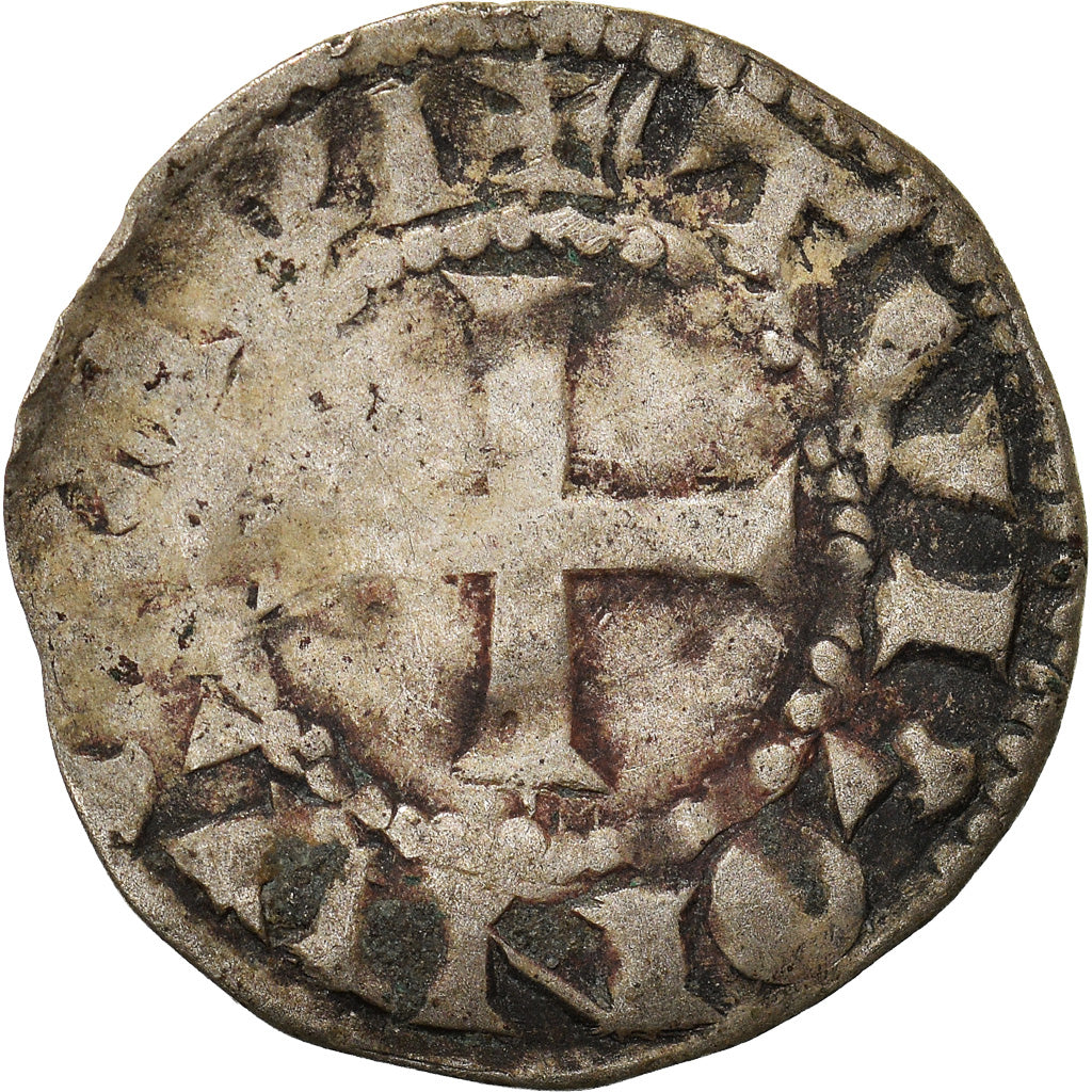 Moneda, Francia, Touraine, Denier, 1150-1200, Saint-Martin de Tours, BC, Plata