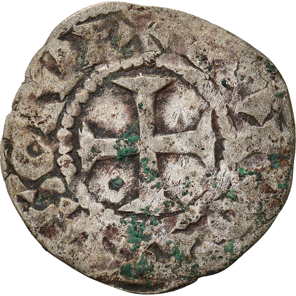 Moneda, Francia, Touraine, Denier, 1150-1200, Saint-Martin de Tours, BC, Plata