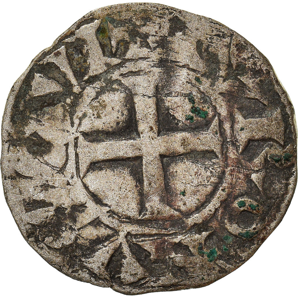 Moeda, França, Touraine, Denier, 1150-1200, Saint-Martin de Tours, F(12-15)