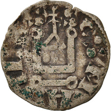 Monnaie, France, Touraine, Denier, 1150-1200, Saint-Martin de Tours, B+, Argent