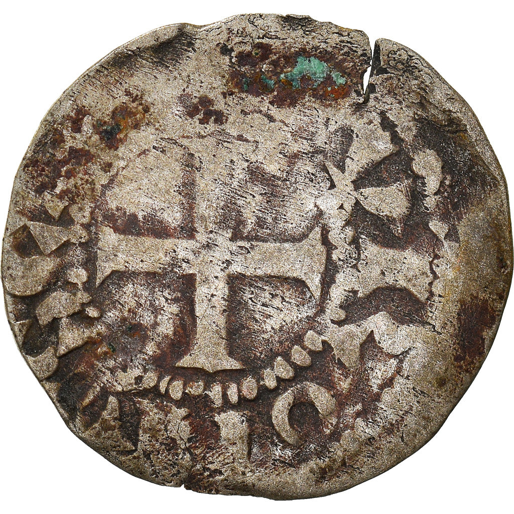 Moneda, Francia, Touraine, Denier, 1150-1200, Saint-Martin de Tours, BC, Plata