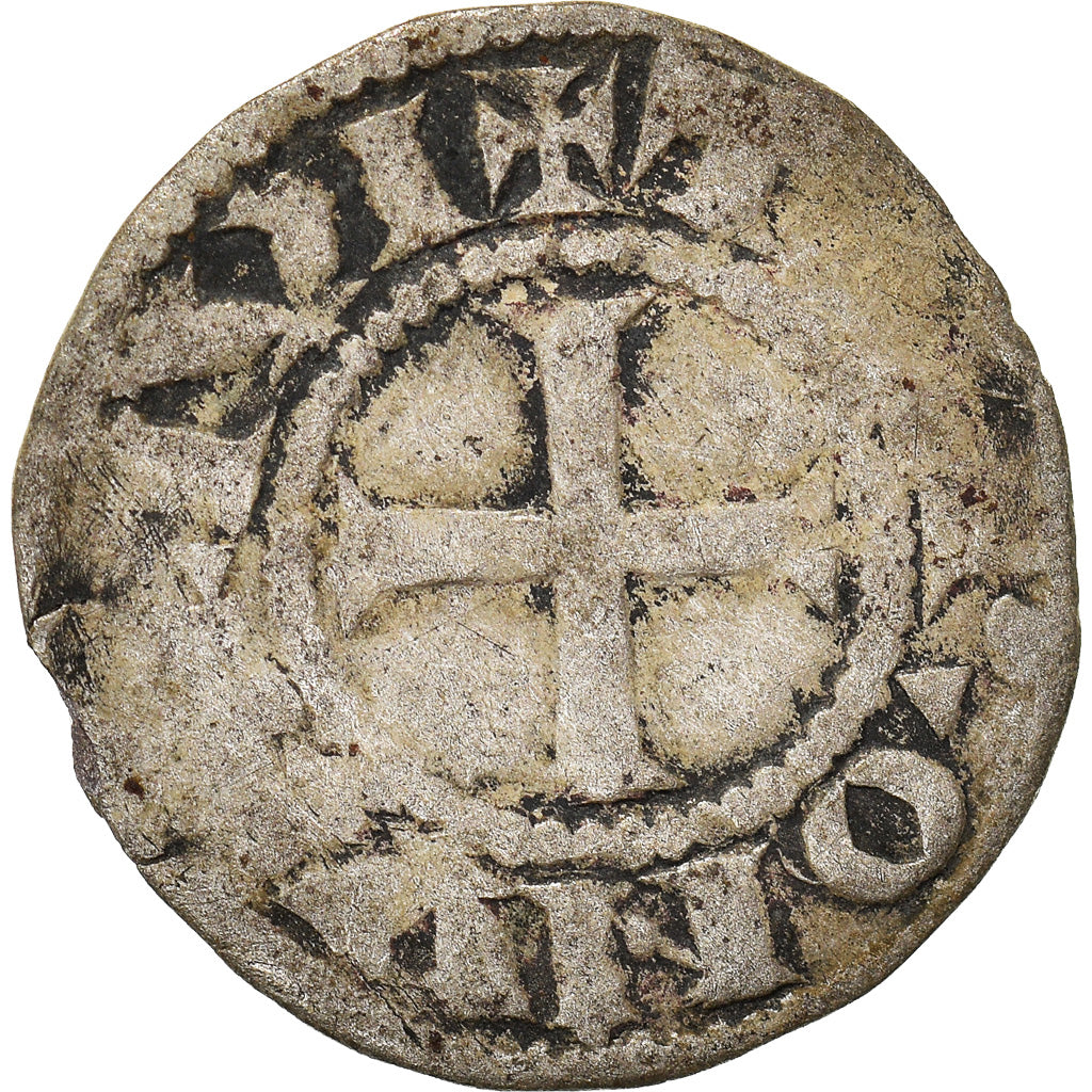 Moneda, Francia, Touraine, Denier, 1150-1200, Saint-Martin de Tours, BC, Plata
