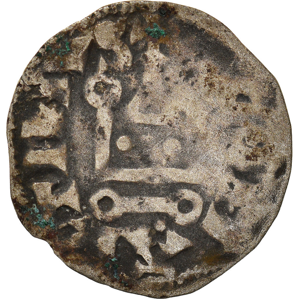 Moneda, Francia, Touraine, Denier, 1150-1200, Saint-Martin de Tours, BC, Plata