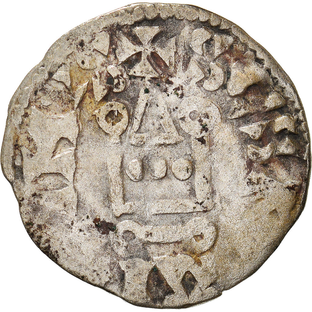 Munten, Frankrijk, Touraine, Denier, 1150-1200, Saint-Martin de Tours, ZG+