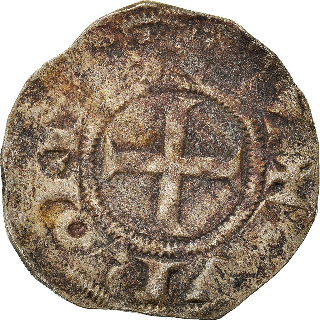 Moeda, França, Touraine, Denier, 1150-1200, Saint-Martin de Tours, F(12-15)