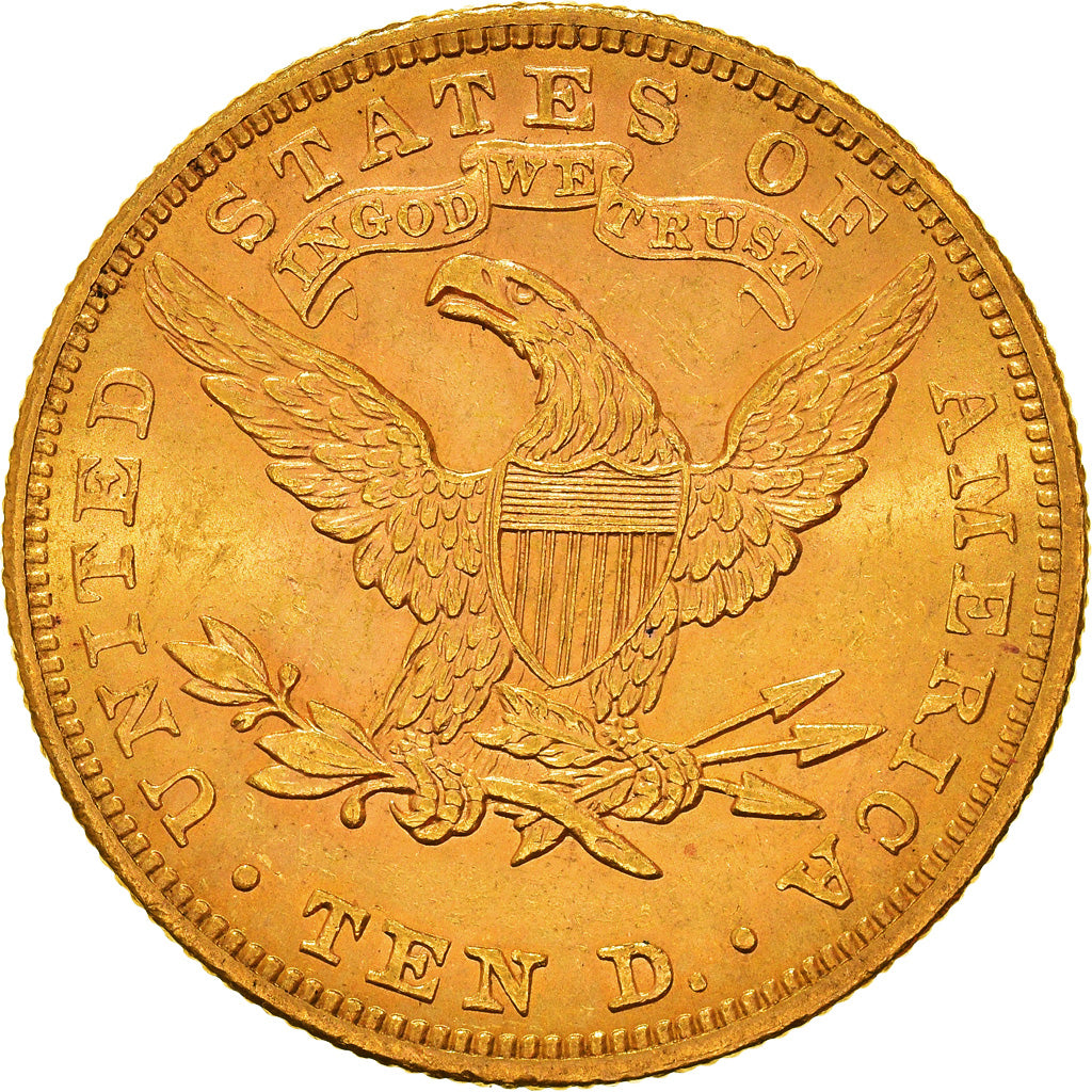 Coin, United States, Coronet Head, $10, Eagle, 1900, Philadelphia, AU(55-58)