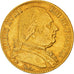 Moneta, Francia, Louis XVIII, 20 Francs, 1815, Paris, MB+, Oro, KM:706.1, Le
