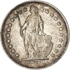 SWITZERLAND, 1/2 Franc, 1945, Bern, KM #23, EF(40-45), Silver, 18.2, 2.49