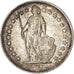 SWITZERLAND, 1/2 Franc, 1945, Bern, KM #23, EF(40-45), Silver, 18.2, 2.49