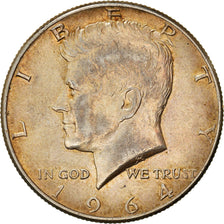 Moeda, Estados Unidos da América, Kennedy Half Dollar, Half Dollar, 1964