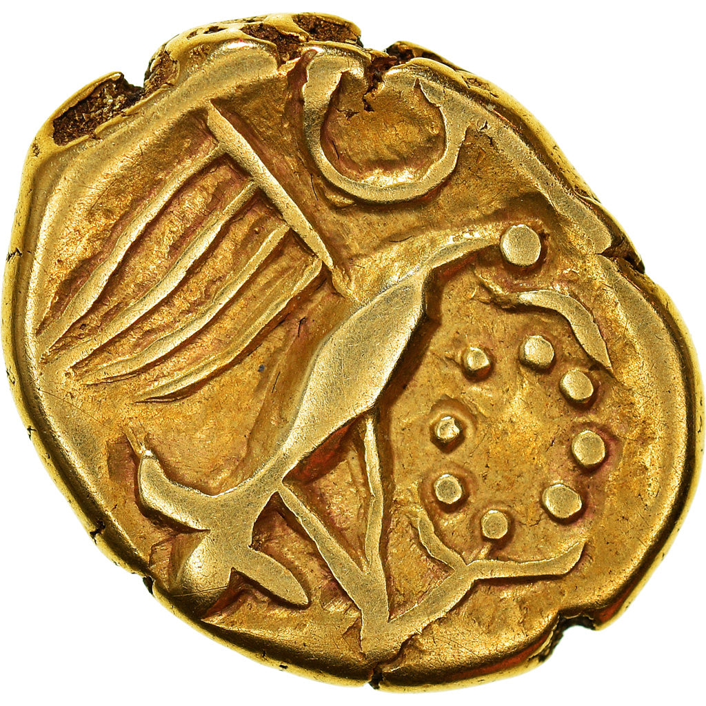 Moeda, Carnutes, Hemistater, 1st century BC, AU(50-53), Dourado