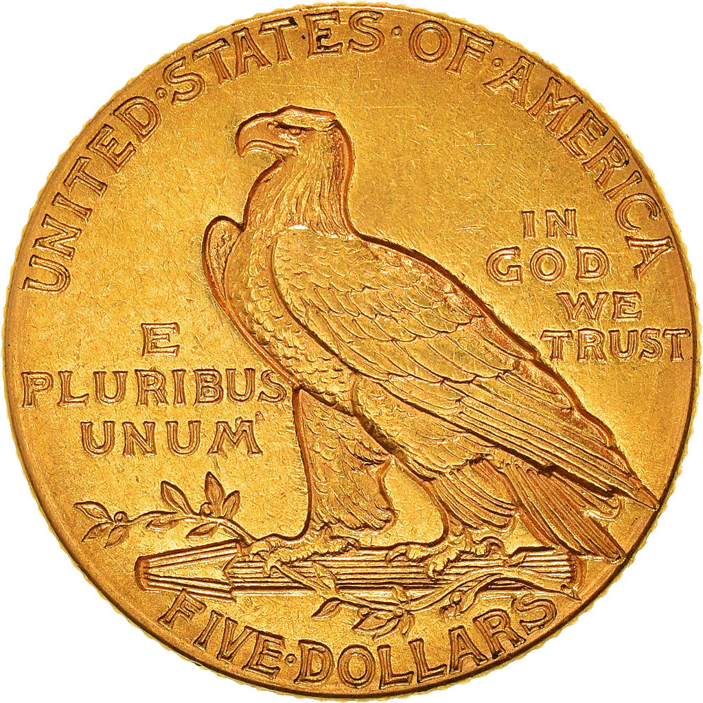 Munten, Verenigde Staten, Indian Head, $5, Half Eagle, 1913, Philadelphia, PR