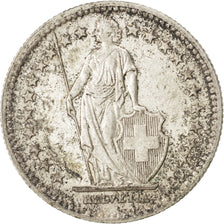SWITZERLAND, 2 Francs, 1953, Bern, KM #21, EF(40-45), Silver, 27.4, 10.00
