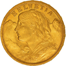 Moneda, Suiza, 20 Francs, 1912, Bern, EBC, Oro, KM:35.1