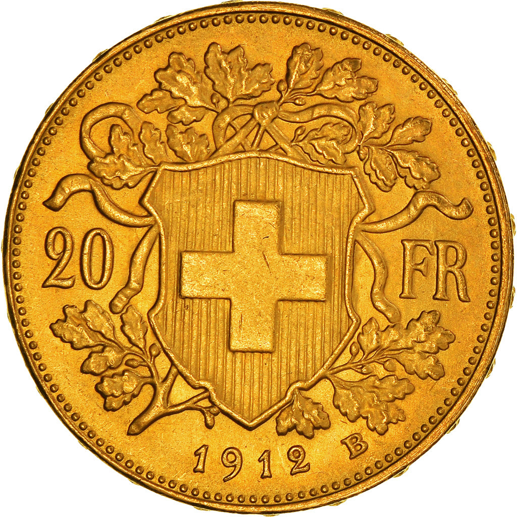 Moneda, Suiza, 20 Francs, 1912, Bern, EBC, Oro, KM:35.1
