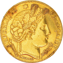 Coin, France, Cérès, 10 Francs, 1899, Paris, VF(30-35), Gold, KM:830