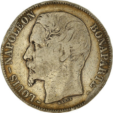 Coin, France, Napoléon III, 5 Francs, 1852, Paris, F(12-15), Silver, KM:773.1