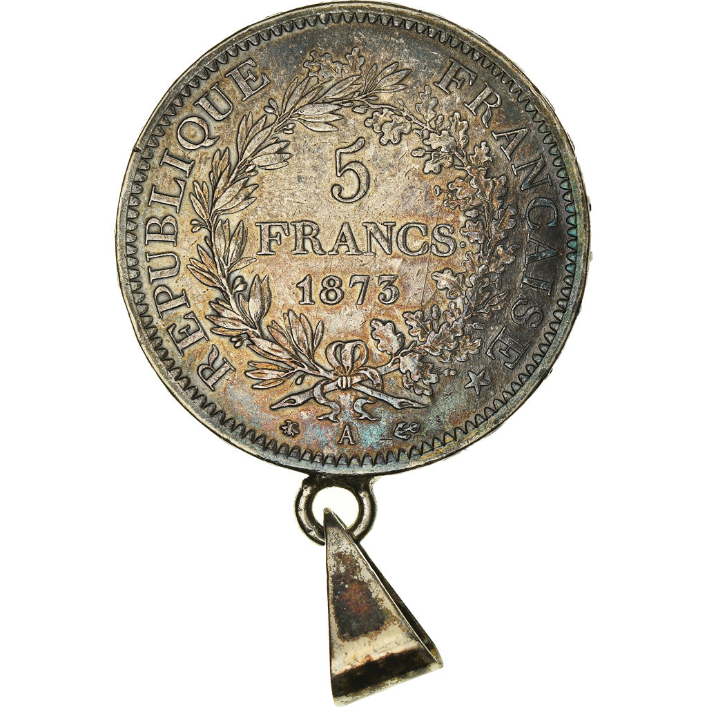 Coin, France, Hercule, 5 Francs, 1873, Paris, EF(40-45), Silver, KM:820.1