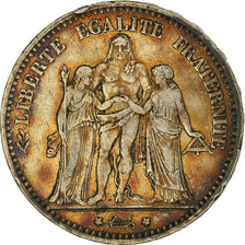 Coin, France, Hercule, 5 Francs, 1874, Bordeaux, VF(30-35), Silver, KM:820.2