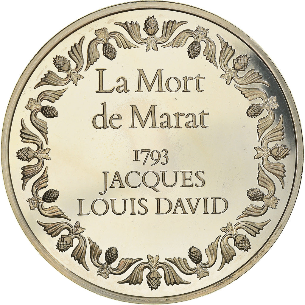 Frankreich, Medaille, French Fifth Republic, La Mort de Marat, Arts & Culture
