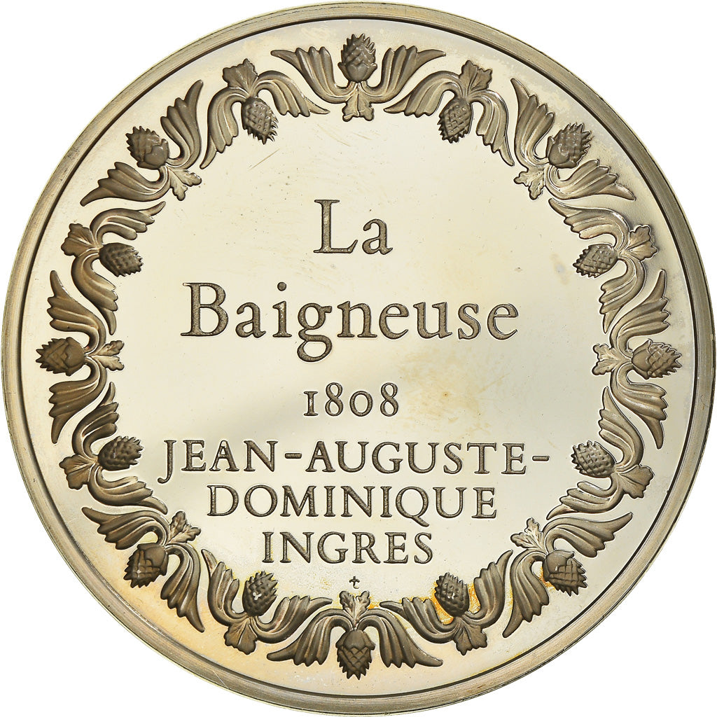 France, Medal, French Fifth Republic, Peinture, La Baigneuse