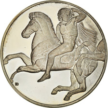 Frankreich, Medaille, French Fifth Republic, Cavalier grec, Arts & Culture, UNZ