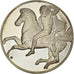 Frankreich, Medaille, French Fifth Republic, Cavalier grec, Arts & Culture, UNZ