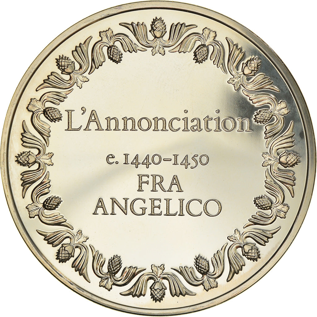 Frankrijk, Medaille, French Fifth Republic, Peinture, L'Annonciation, Fra
