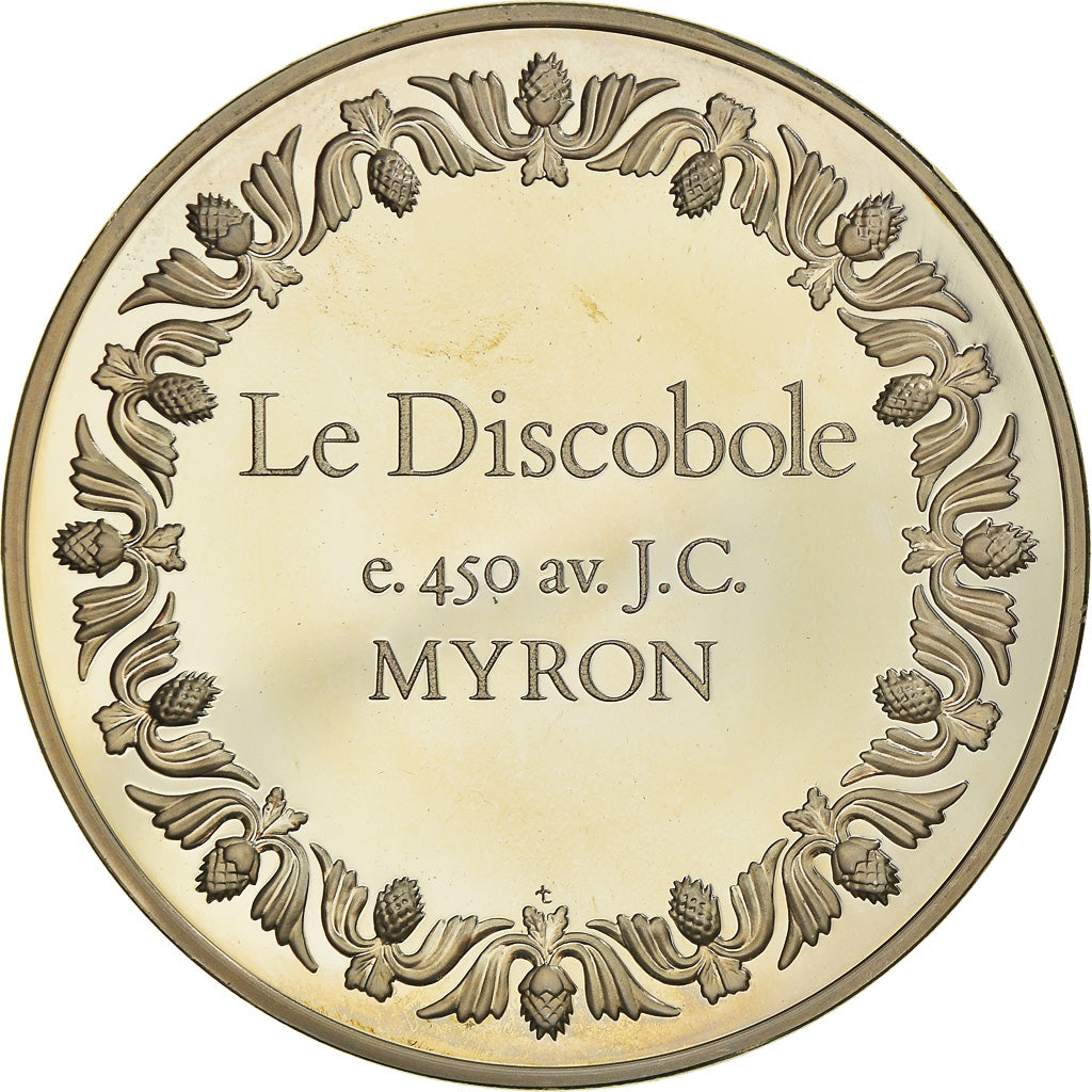 France, Medal, French Fifth Republic, Le Discobole, Myron, Arts & Culture
