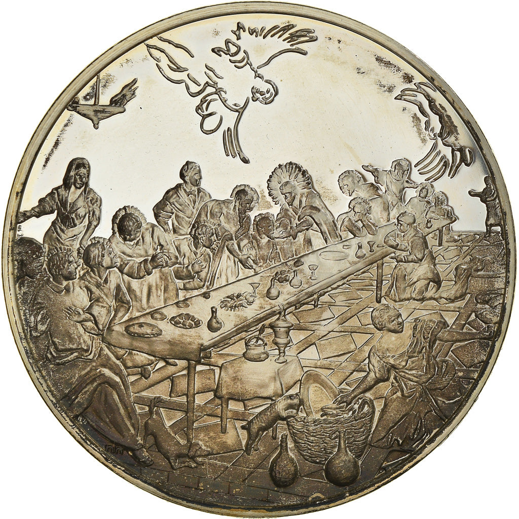 France, Medal, French Fifth Republic, Peinture, La Cène, Le Tintoret, Arts &
