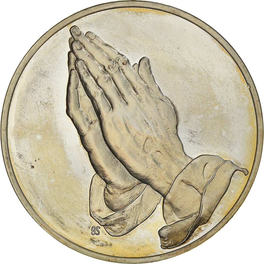 Francia, medalla, French Fifth Republic, Peinture, Les Mains, Albrecht Dürer