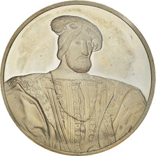 France, Medal, French Fifth Republic, Portrait de François Ier, Jean Clouet
