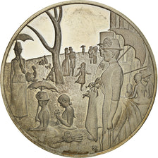 Francia, medaglia, French Fifth Republic, Peinture, Un Dimanche Après-Midi à
