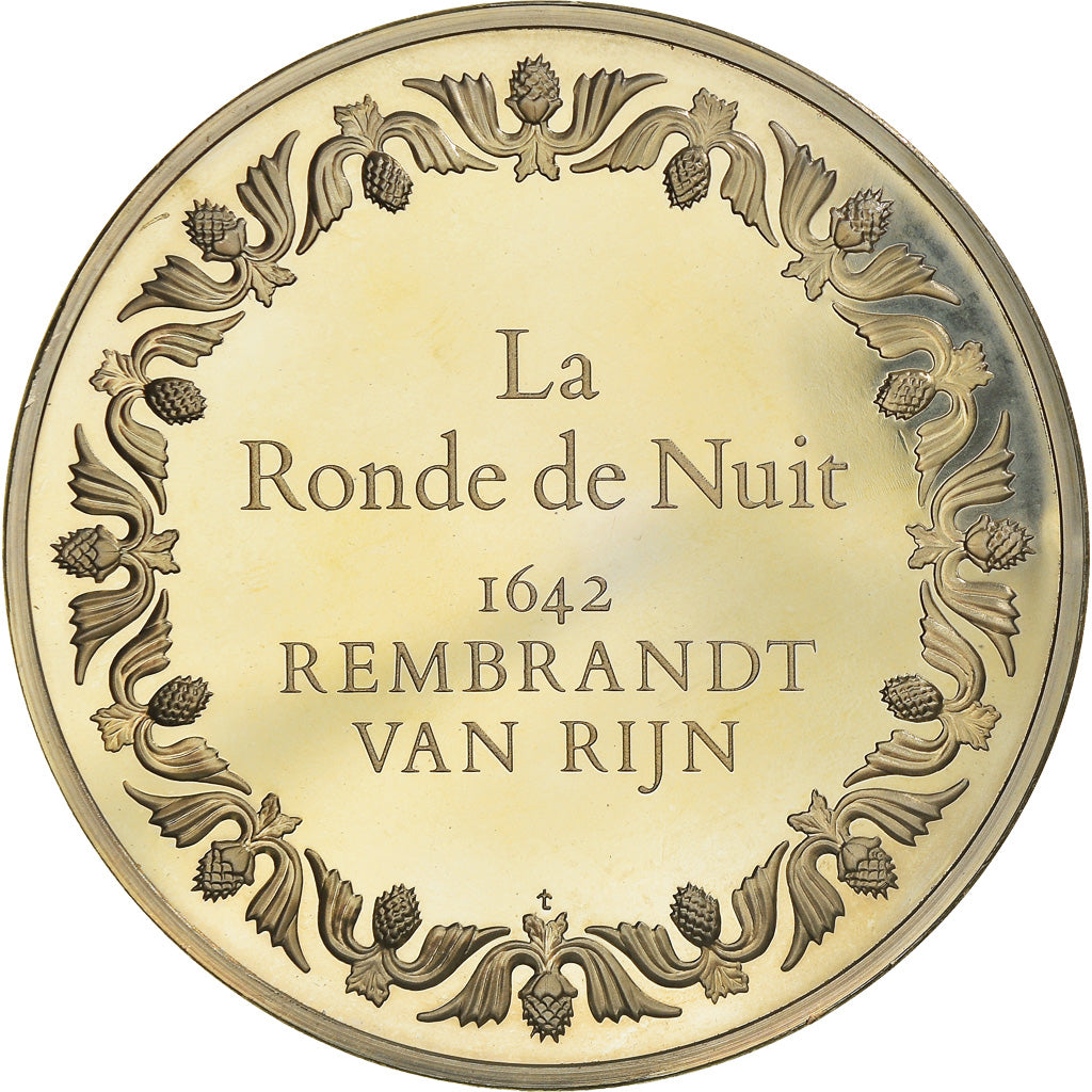 France, Médaille, French Fifth Republic, La Ronde de Nuit, Rembrandt Van Rijn
