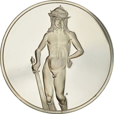 France, Medal, French Fifth Republic, David, Donatello, Arts & Culture, MS(63)