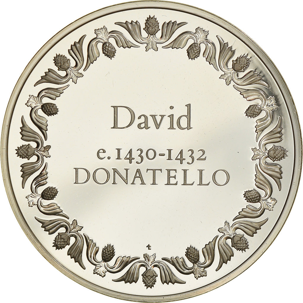 France, Medal, French Fifth Republic, David, Donatello, Arts & Culture, MS(63)