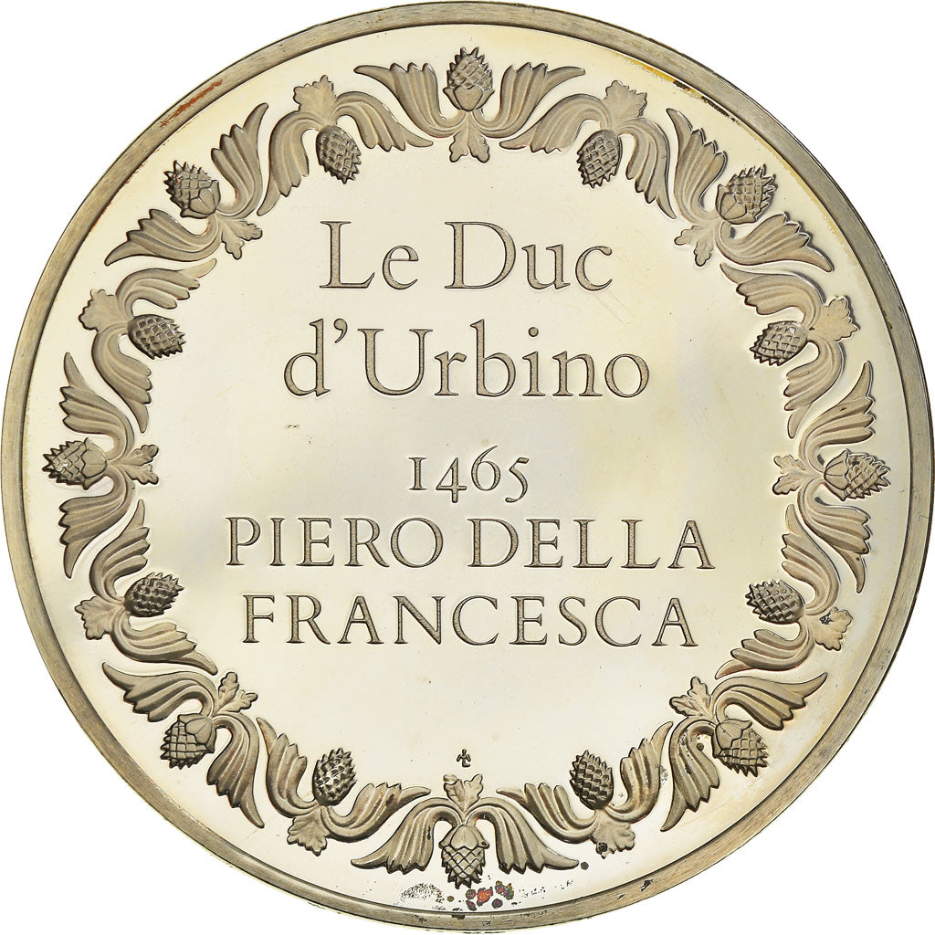 France, Médaille, French Fifth Republic, Peinture, Le Duc d'Urbino, Piero Della