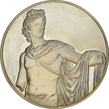 France, Médaille, French Fifth Republic, Peinture, L'Apollon du Belvédère