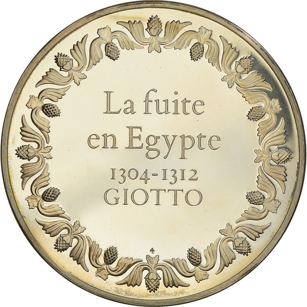 Frankreich, Medaille, French Fifth Republic, Peinture, La fuite en Egypte