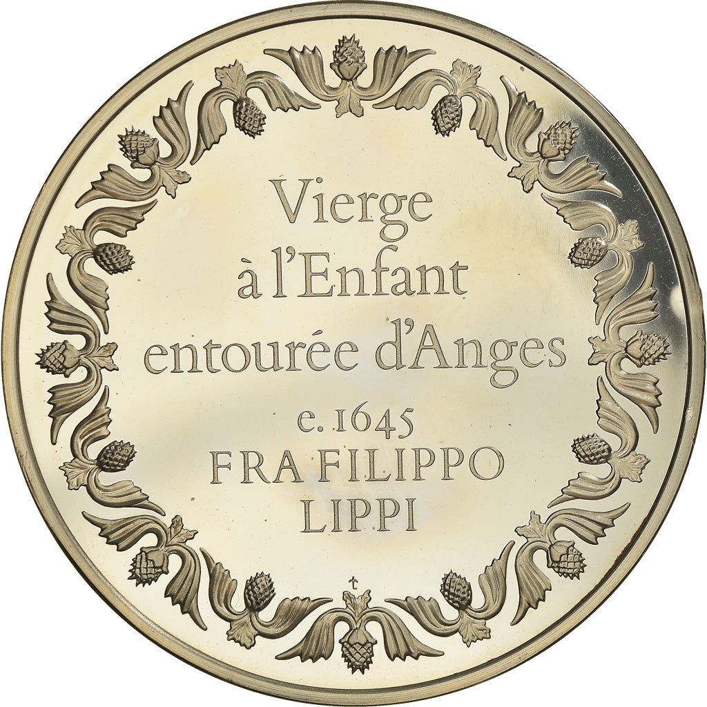Frankreich, Medaille, French Fifth Republic, Peinture, Vierge à l'Enfant