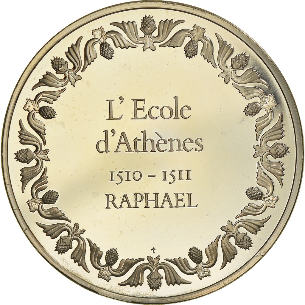 Frankrijk, Medaille, French Fifth Republic, L'Ecole d'Athènes - Raphael, Arts &