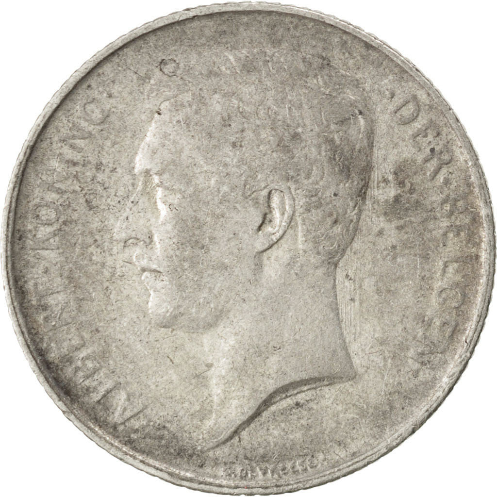 Moneta, Belgio, Franc, 1912, MB+, Argento, KM:73.1