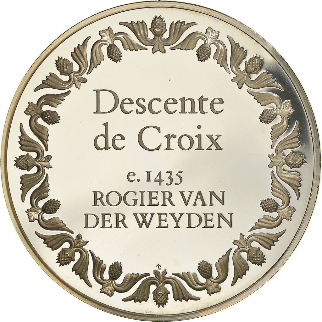 Frankrijk, Medaille, French Fifth Republic, Peinture, Descente de Croix, Van Der