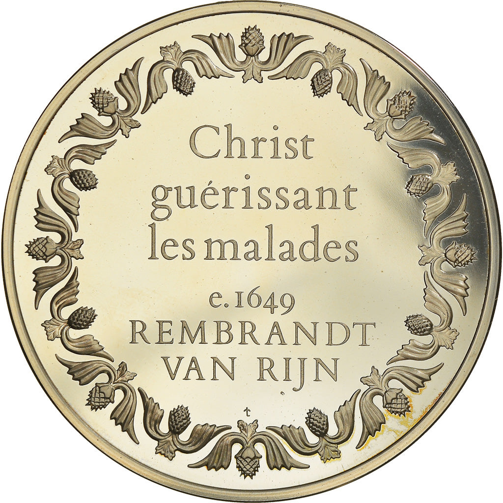Frankrijk, Medaille, French Fifth Republic, Peinture, Rembrandt, Le Christ