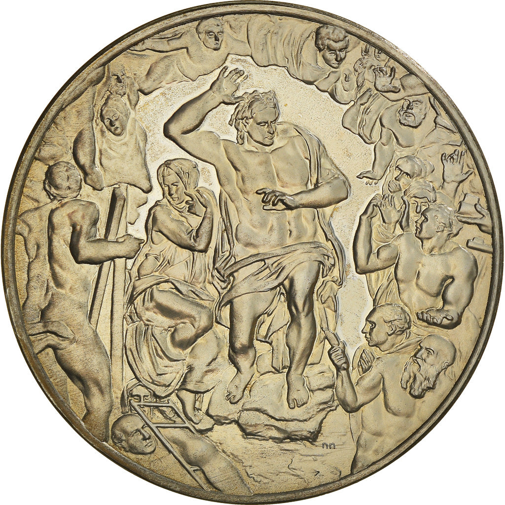 Frankreich, Medaille, French Fifth Republic, Le Jugement Dernier - Michel Ange